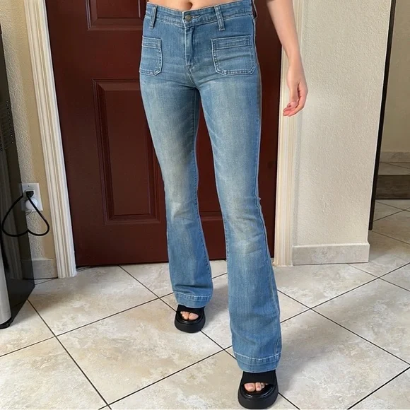 Perfect Hip Hugger Flare Jeans - Picture 3 of 11